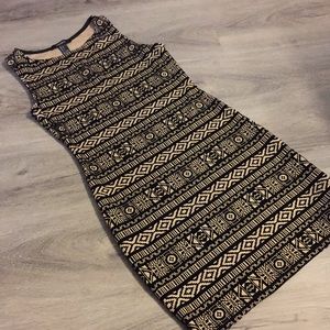 Forever 21 bodycon dress size small Aztec pattern